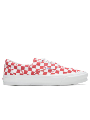 Vans Vault Og Era Lx - Checkerboard Logo/racing Red