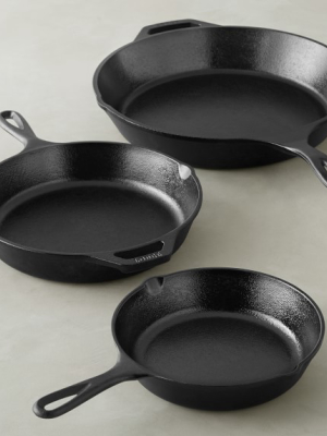 Lodge Cast-iron Fry Pans, Set Of 3