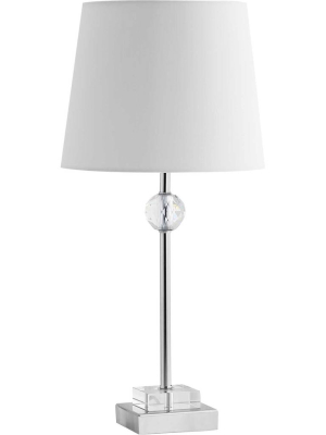 Prompt Table Lamp Clear/chrome