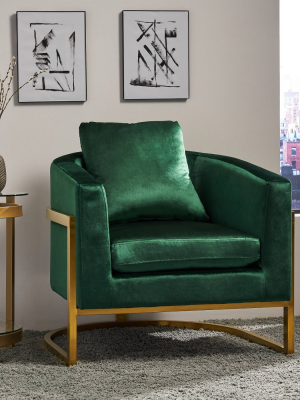 Briarcliff Modern Glam Velvet Armchair - Christopher Knight Home