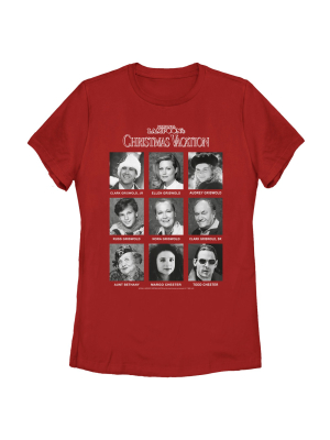 Women's National Lampoon's Christmas Vacation Griswold Yearbook T-shirt