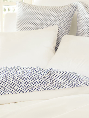 Blue Page Duvet Cover