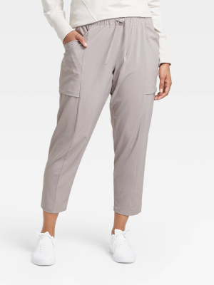 Women's Stretch Woven Tapered Leg Pants 26" - All In Motion™