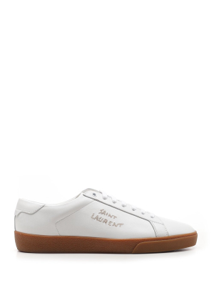 Saint Laurent Court Classic Sl/06 Embroidered Sneakers