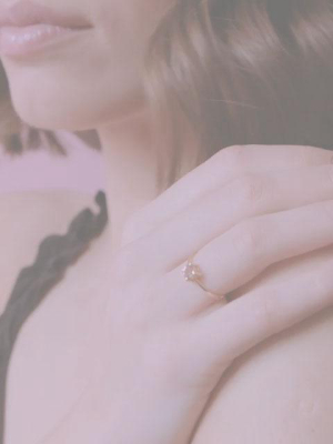 Solid Gold Darling In The Wild - Pastel Sapphire Polished Band Ring