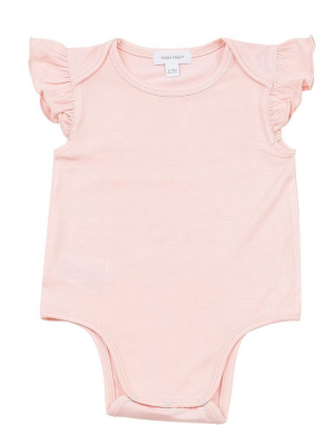 Angel Dear Ruffle Sleeve Onesie - Pink