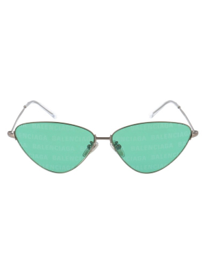 Balenciaga Eyewear Triangular Frame Sunglasses