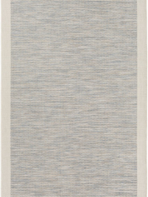 Santa Cruz Outdoor Rug In Bright Blue & Taupe