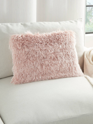 Yarn Shimmer Shag Throw Pillow - Mina Victory