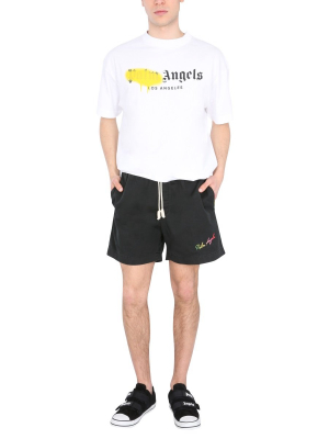 Palm Angels Exodus Side Stripe Track Shorts