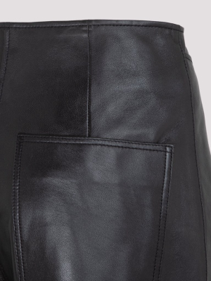 Totême Wide-leg Leather Trousers