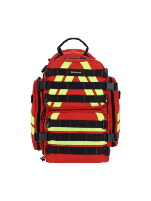 Balenciaga Fire Logo Patch Backpack