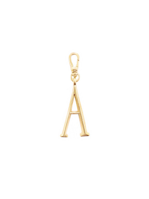 Plaza Letter A Charm - Small