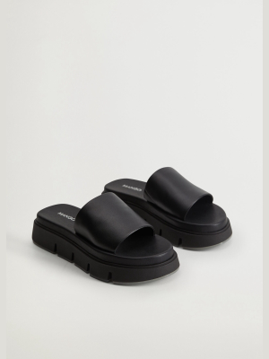 Platform Leather Sandals