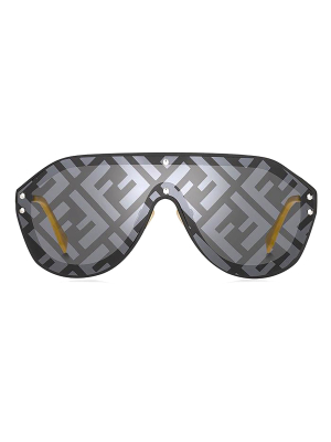 Fendi Eyewear Ff Monogram Aviator Sunglasses