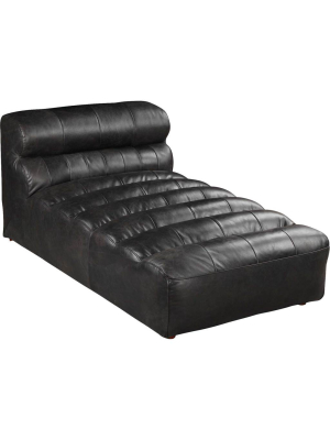 Ramses Leather Chaise