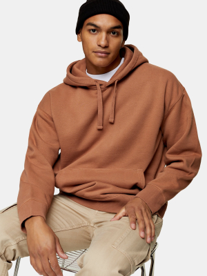 Washed Camel Oversized Hoodie