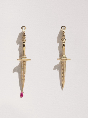 Dagger Earrings