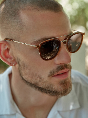 Camden - Whiskey + Grey Polarized Sunglasses