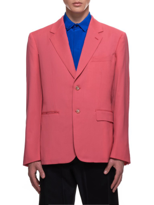 Armpit Seam Ripped Blazer (pf-j033-051-dark-pink)