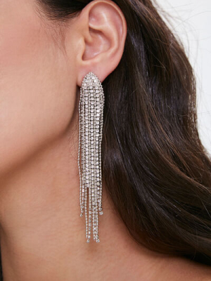 Rhinestone Duster Earrings