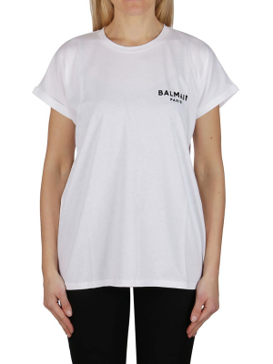 Balmain Logo Printed T-shirt