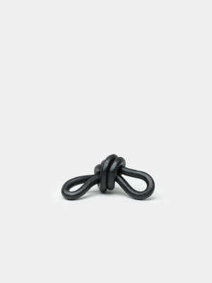 Double Looped Knot - Black