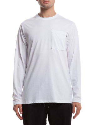 Index L/s Pocket Basic - White