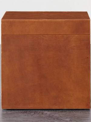 Saddle Leather Trunk