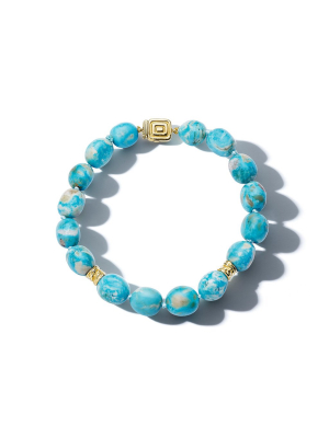 Wonderland Turquoise Bead Bracelet