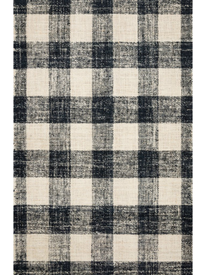 Crew Black Natural Rug