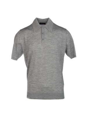 Prada Button-up Polo Shirt