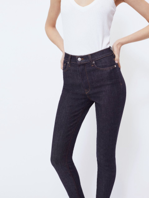 Bldwn The Ultra High Rise Skinny Jean In Abyss- Black