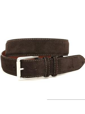 Italian Calf Suede Belt 35mm