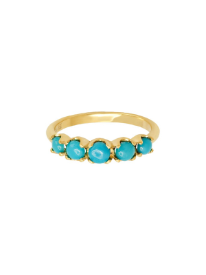 Graduated Ring - Turquoise