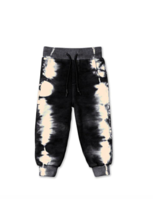 Omami Mini Kids Sweatpants - Black Tie Dye