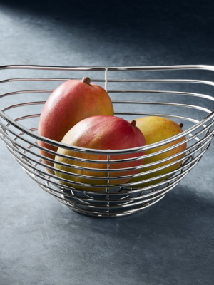 Williams Sonoma Open Kitchen Steel Fruit Basket