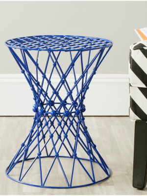 Charlotte Wire Stool Dark Blue - Safavieh