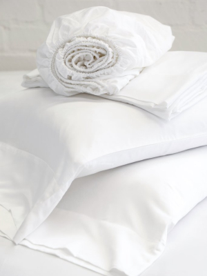 Bamboo Sheet Set In White