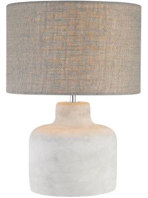 Rockport Table Lamp Polished Concrete Broad