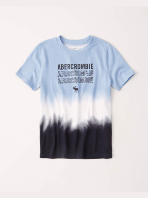 Tie-dye Graphic Logo Tee