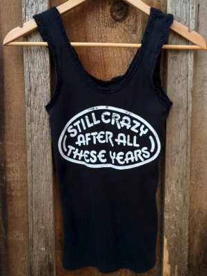 Still Crazy Lace Tank Blk/wht