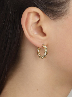 Earrings Skuld Pi Gold Plated