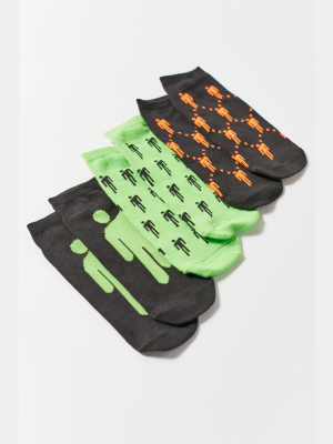 Billie Eilish Ankle Sock 3-pack