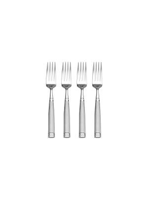 Towle 20pc Stainless Steel Forged Stephanie Frost Silverware Set