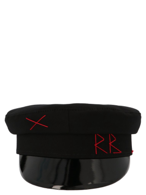 Ruslan Baginskiy Logo-embroidered Baker Boy Hat