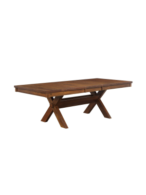 Apollo Dining Table Walnut - Acme Furniture