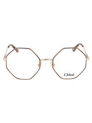 Chloé Eyewear Octagonal Frame Glasses