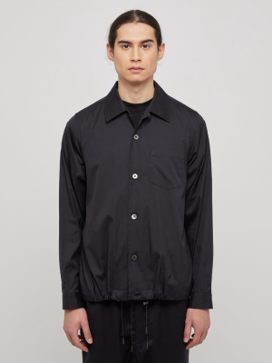 L/s Pocket Shirt In Black