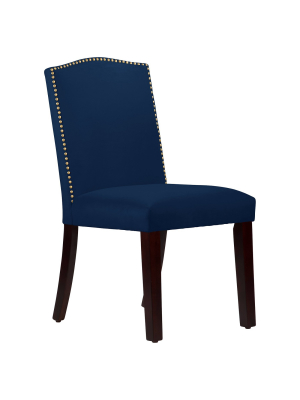 Nail Button Arched Dining Chair - Skyline Furniture